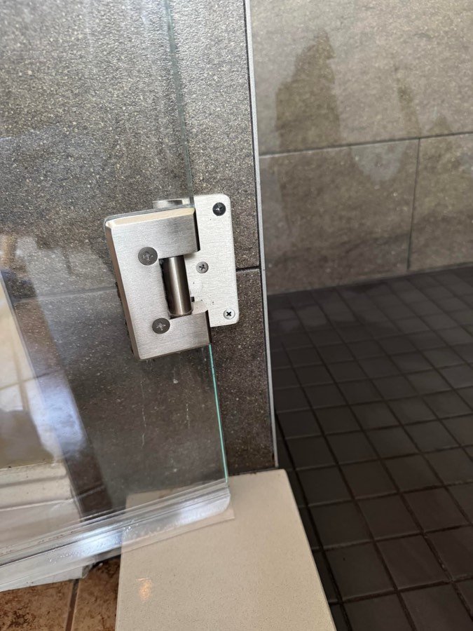 Shower glass after